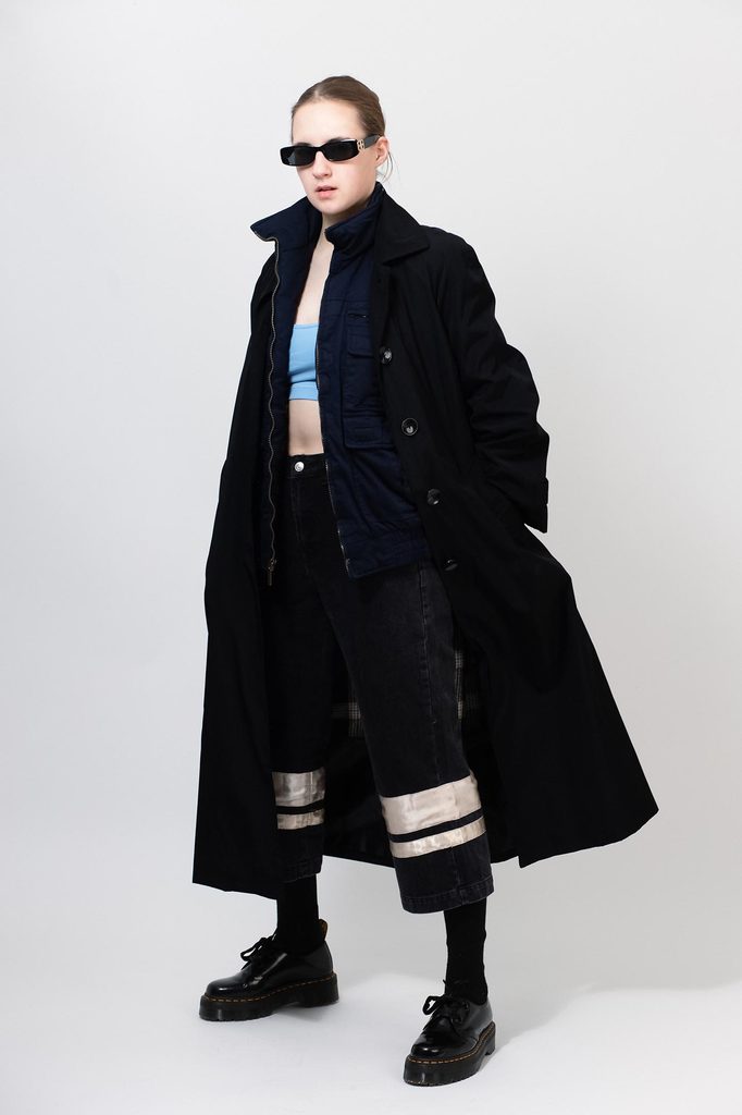 Commercial fashion portrait on white background