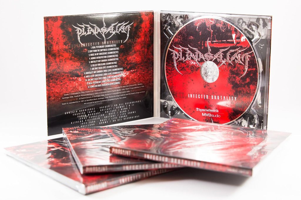 Commercial product photograph of music CD packaging